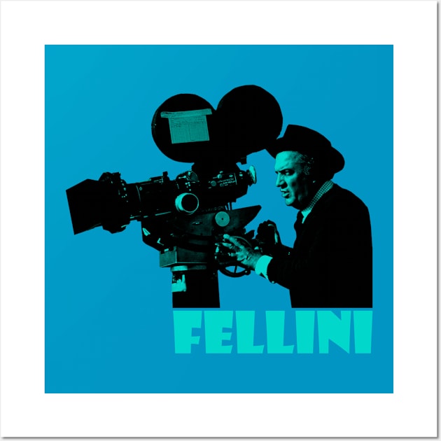 Frederico Fellini Wall Art by Nefarioso